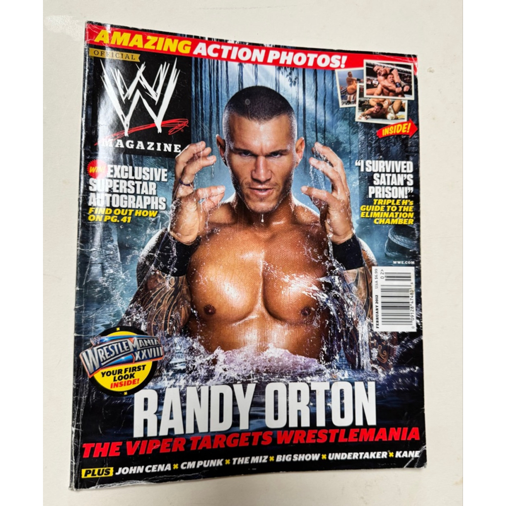 WWE Magazine Feb 2012 Randy Orton Cover NO Poster
